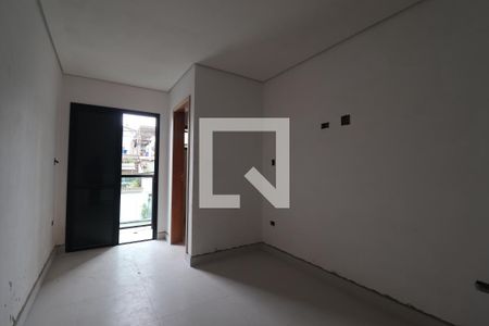 Quarto 1 suíte de casa à venda com 3 quartos, 90m² em Vila Scarpelli, Santo André