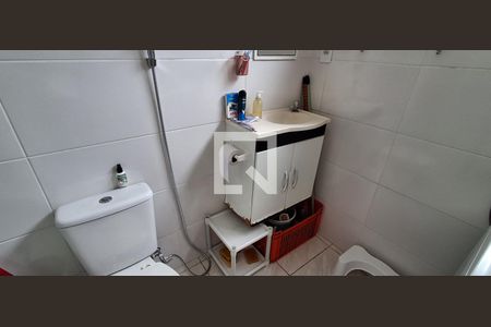 Banheiro Social  de apartamento à venda com 1 quarto, 57m² em Vila Helena, São Bernardo do Campo