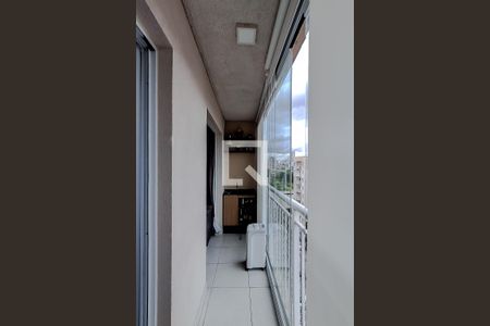Varanda da Sala de apartamento à venda com 1 quarto, 28m² em Mooca, São Paulo