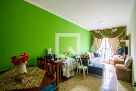 Sala de apartamento à venda com 3 quartos, 60m² em Vila Valparaíso, Santo André