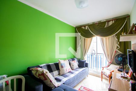 Sala de apartamento à venda com 3 quartos, 60m² em Vila Valparaíso, Santo André