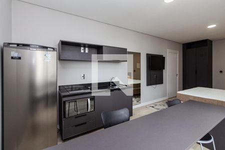 Sala/Cozinha de kitnet/studio para alugar com 1 quarto, 30m² em Centro Histórico, Porto Alegre