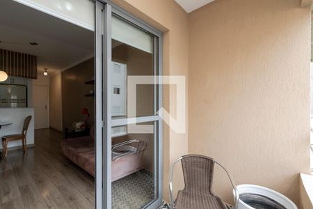 Varanda de apartamento para alugar com 1 quarto, 45m² em Brooklin, São Paulo