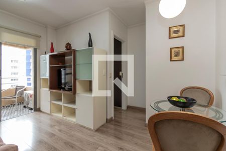 Sala de apartamento para alugar com 1 quarto, 45m² em Brooklin, São Paulo