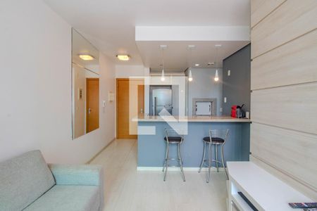 Sala de apartamento à venda com 1 quarto, 76m² em Três Figueiras, Porto Alegre