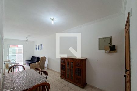 Sala de apartamento para alugar com 1 quarto, 63m² em Canto do Forte, Praia Grande