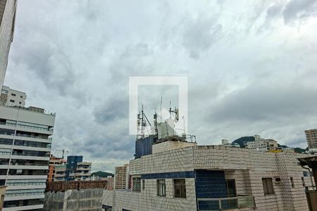 Vista da varanda de apartamento para alugar com 1 quarto, 63m² em Canto do Forte, Praia Grande