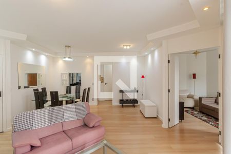 Sala de apartamento para alugar com 3 quartos, 127m² em Moema, São Paulo