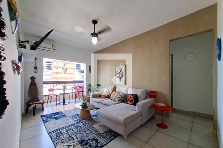 Sala de apartamento para alugar com 2 quartos, 73m² em Canto do Forte, Praia Grande