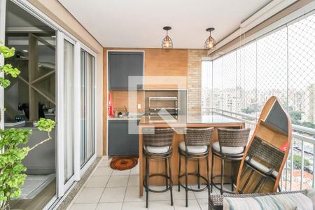 Varanda de apartamento à venda com 3 quartos, 133m² em Água Branca, São Paulo