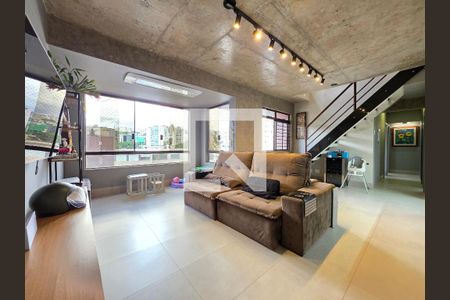 Sala de apartamento à venda com 4 quartos, 200m² em Buritis, Belo Horizonte