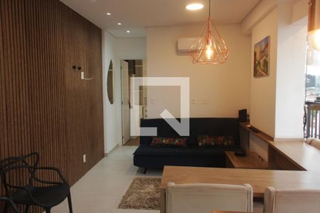 Sala de apartamento para alugar com 1 quarto, 87m² em Marapé, Santos