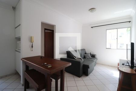 Sala de apartamento para alugar com 2 quartos, 50m² em Santa Mônica, Uberlândia