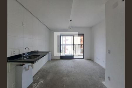 Sala/Cozinha de apartamento à venda com 1 quarto, 38m² em Centro, Osasco