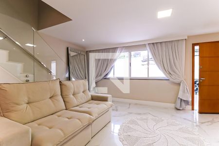 Sala de casa de condomínio à venda com 3 quartos, 109m² em Cachambi, Rio de Janeiro