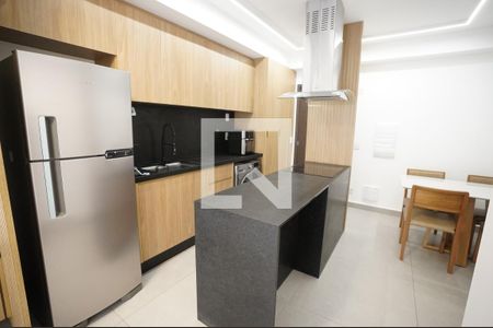 Sala/cozinha de apartamento à venda com 2 quartos, 63m² em Setor Bueno, Goiânia