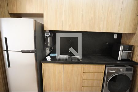 Sala/cozinha de apartamento à venda com 2 quartos, 63m² em Setor Bueno, Goiânia
