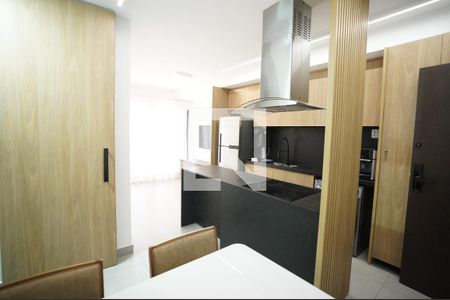 Sala/cozinha de apartamento à venda com 2 quartos, 63m² em Setor Bueno, Goiânia