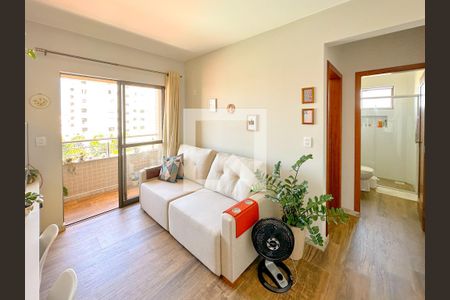 Sala de TV de apartamento para alugar com 1 quarto, 43m² em Areias, São José