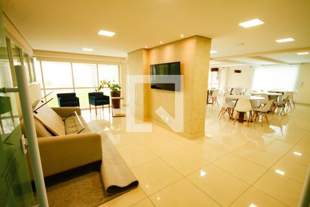 Área comum - Salão de festas de apartamento para alugar com 2 quartos, 80m² em Boqueirão, Praia Grande