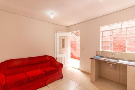 Sala integrada com Cozinha de casa para alugar com 1 quarto, 42m² em Jardim Santa Cruz (campo Grande), São Paulo