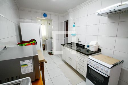 Cozinha de apartamento para alugar com 3 quartos, 106m² em Canto do Forte, Praia Grande