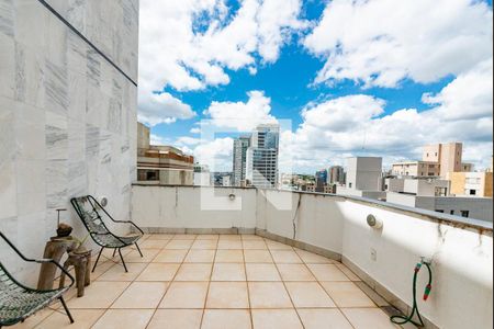 Varanda da Sala de apartamento à venda com 4 quartos, 190m² em Gutierrez, Belo Horizonte