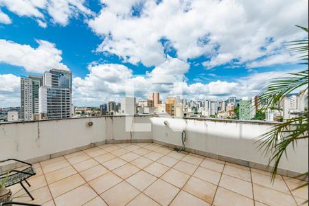 Varanda da Sala de apartamento à venda com 4 quartos, 190m² em Gutierrez, Belo Horizonte