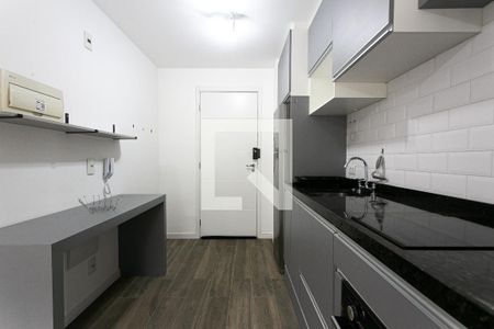 Cozinha de kitnet/studio para alugar com 1 quarto, 24m² em Tatuapé, São Paulo