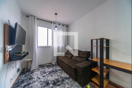 Sala de apartamento para alugar com 2 quartos, 47m² em Parque Sao Vicente, Santo André