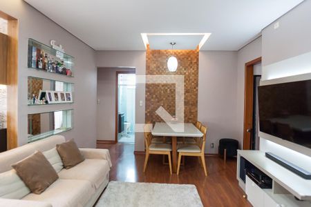 sala de apartamento à venda com 3 quartos, 70m² em Buritis, Belo Horizonte