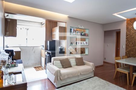 sala de apartamento à venda com 3 quartos, 70m² em Buritis, Belo Horizonte