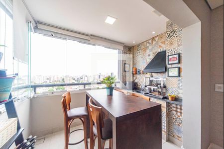 Varanda Gourmet de apartamento à venda com 2 quartos, 80m² em Campestre, Santo André