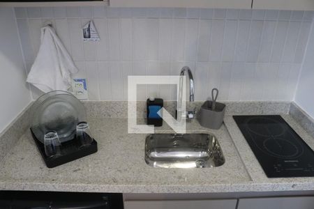 Cozinha de kitnet/studio para alugar com 1 quarto, 22m² em Perdizes, São Paulo