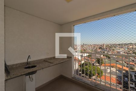 Varanda Gourmet de apartamento para alugar com 3 quartos, 74m² em Parque das Nações, Santo André