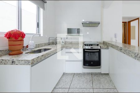 Cozinha de apartamento para alugar com 2 quartos, 50m² em Havaí, Belo Horizonte
