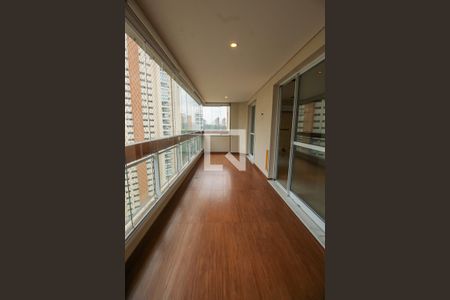 Varanda da Sala de apartamento à venda com 3 quartos, 163m² em Vila Andrade, São Paulo