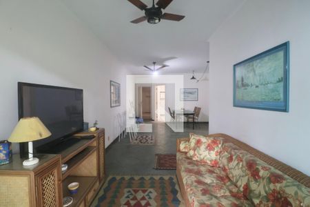 Sala de apartamento para alugar com 3 quartos, 130m² em Balneario Cidade Atlantica, Guarujá