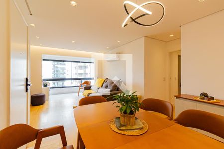 Sala de apartamento para alugar com 3 quartos, 112m² em Cidade Monções, São Paulo