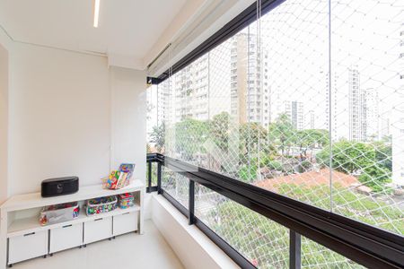 Varanda da Sala de apartamento para alugar com 3 quartos, 112m² em Cidade Monções, São Paulo