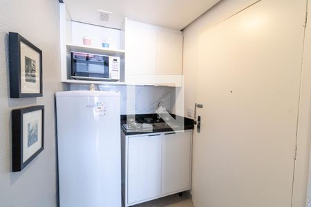 Cozinha de kitnet/studio para alugar com 1 quarto, 26m² em Centro Histórico, Porto Alegre