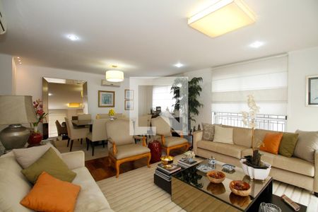 Sala de Estar e Jantar de apartamento para alugar com 4 quartos, 175m² em Paraíso, São Paulo