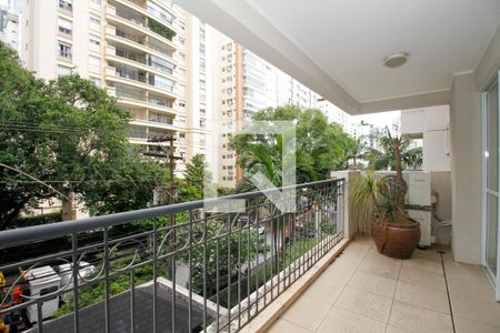 Varanda da Sala de Estar e Jantar de apartamento para alugar com 4 quartos, 175m² em Paraíso, São Paulo