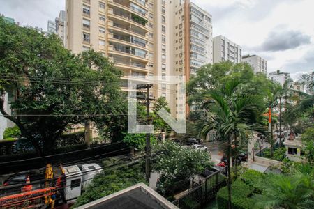 Vista da Varanda da Sala de Estar e Jantar de apartamento para alugar com 4 quartos, 175m² em Paraíso, São Paulo