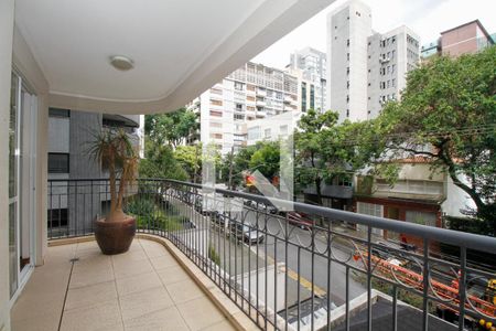 Varanda da Sala de Estar e Jantar de apartamento para alugar com 4 quartos, 175m² em Paraíso, São Paulo