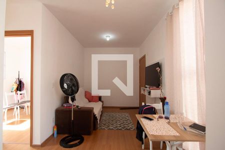 Sala  de apartamento para alugar com 2 quartos, 42m² em Caguaçu, Sorocaba