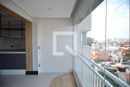 Varanda da Sala de apartamento para alugar com 2 quartos, 62m² em Vila Apiai, Santo André