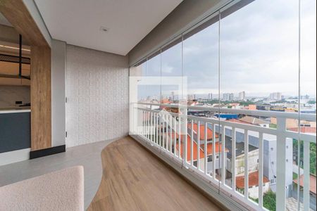 Varanda da Sala de apartamento para alugar com 2 quartos, 62m² em Vila Apiai, Santo André