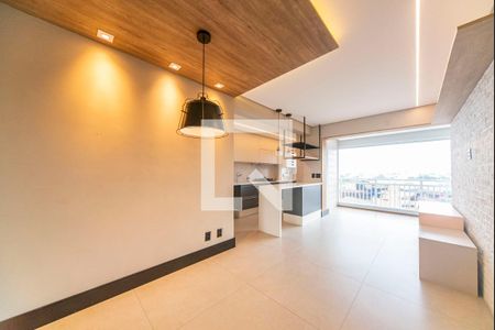 Sala de apartamento para alugar com 2 quartos, 62m² em Vila Apiai, Santo André