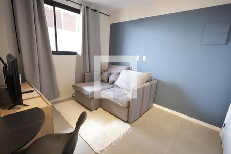 Sala de apartamento para alugar com 1 quarto, 80m² em Jardim, Santo André